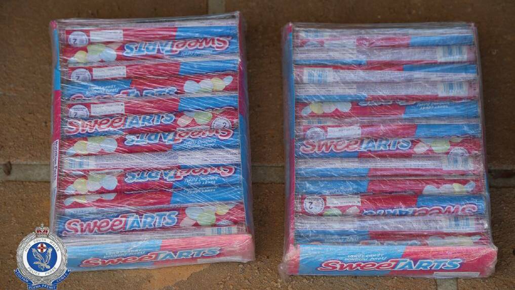 Dealer: Some of the drugs shipped by Cody Ward were disguised as lollies. Picture: NSW Police