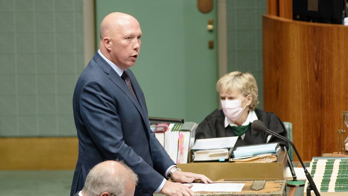 Home Affairs Minister Peter Dutton's changes to the Safer Communities Fund in the lead up to the 2019 federal election has raised questions. Picture: Sitthixay Ditthavong