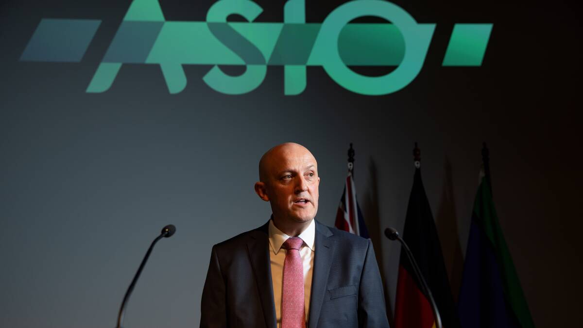 ASIO Director-General of Security Mike Burgess. Picture: Sitthixay Ditthavong