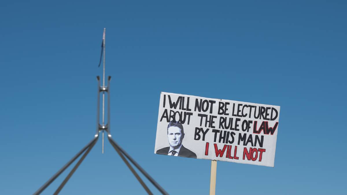On Monday, protesters descended on Parliament House for demand cultural change to stop sexual violence against women. But, where to from there? Picture: Jacque Gutterson