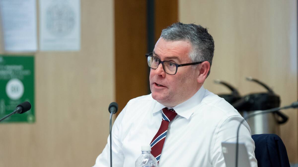 Senator Murray Watt questioned the hours worked by Liberal-appointed members to the AAT at Senate estimates on Wednesday. Picture: Sitthixay Ditthavong