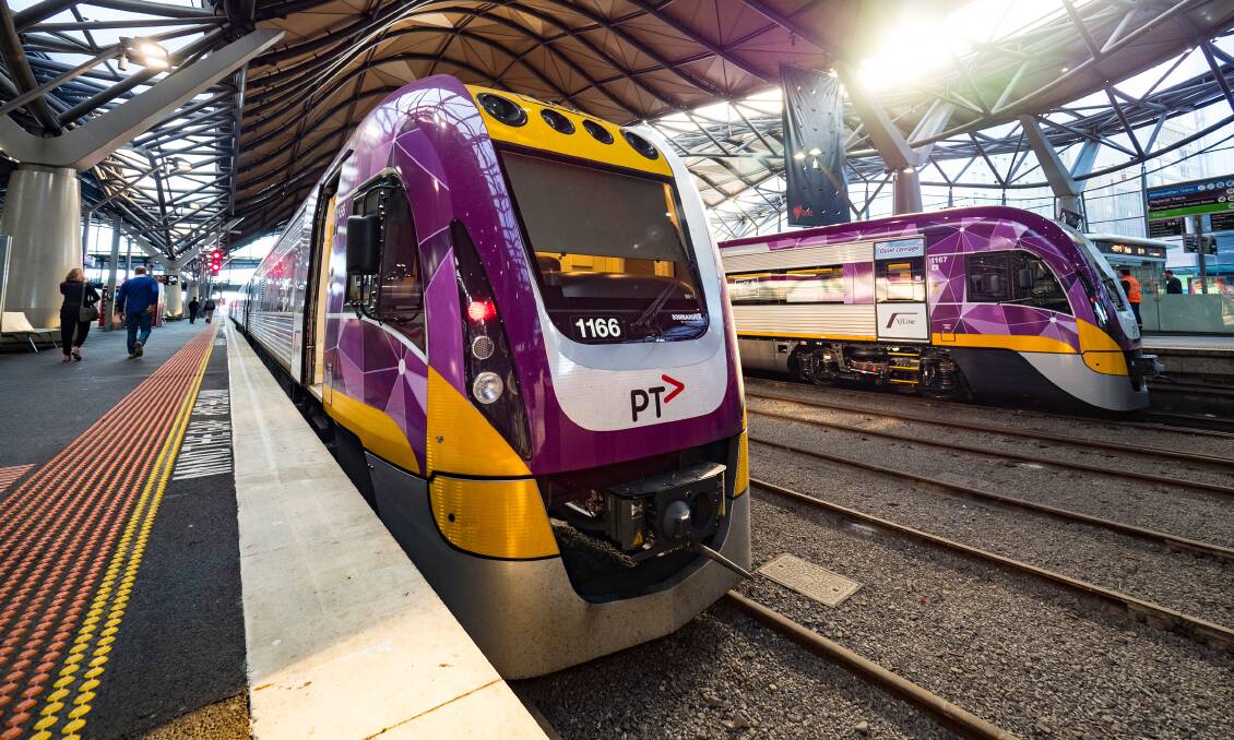 V/Line services in many Victorian locations have been impacted by extreme weather. Picture by V/Line
