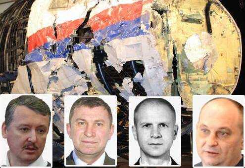 Igor Girkin, Sergey Dubinsky, Oleg Pulatov and Leonid Kharchenko were charged with murder over their alleged involvement with the downing of flight MH17.