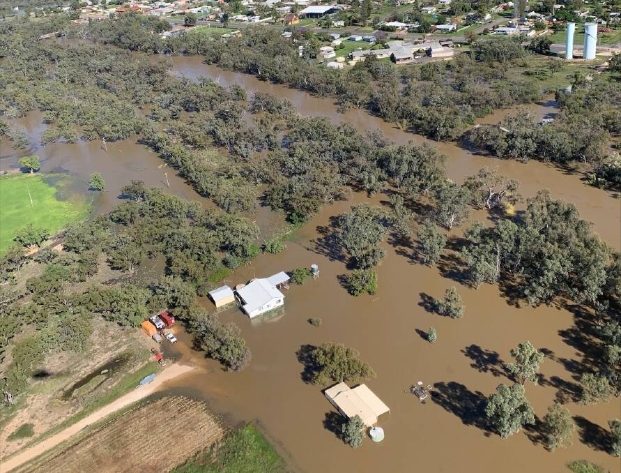 Communities of Walgett, Collarenebri and Lightning Ridge isolated due to flooding Picture by Central North Police District