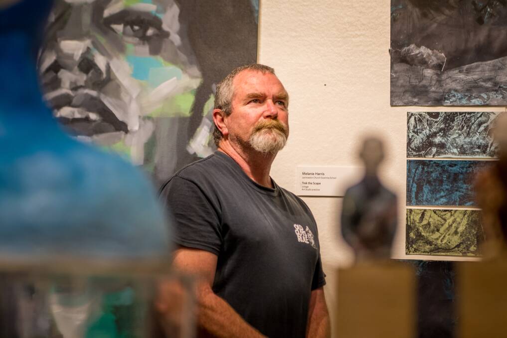 THE KEEPER: Exhibition curator Randolph Wylie has been with the gallery for 27 years. Picture: Phillip Biggs