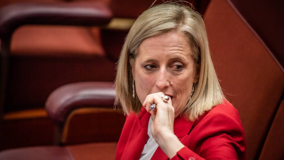 ACT Labor senator Katy Gallagher during Thursday's debate. Picture by Karleen Minney