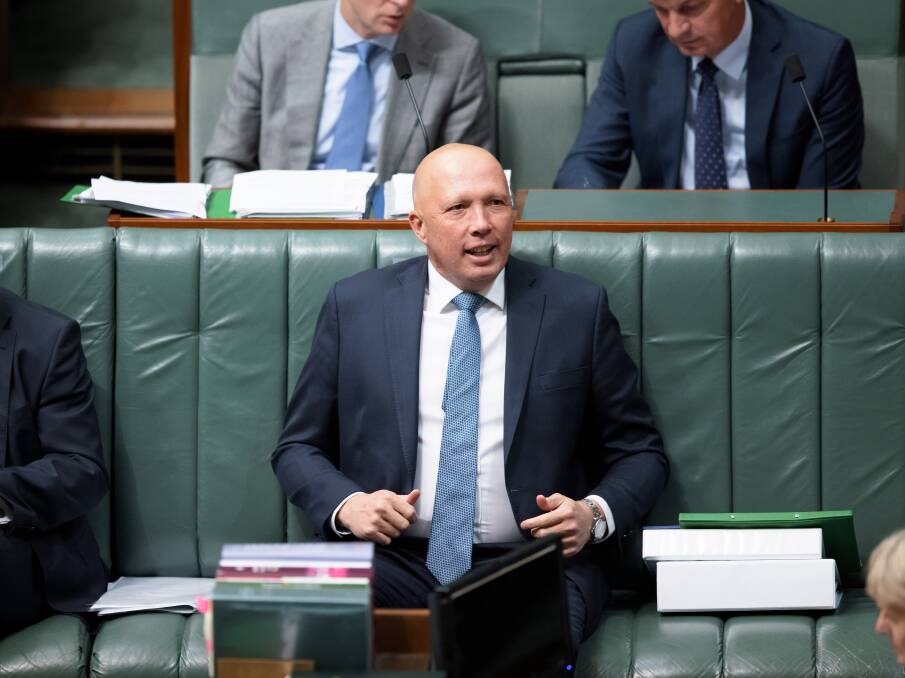 Peter Dutton (pictured), Michael McCormack and Paul Fletcher have all recently fended off accusations of pork-barrelling. Picture: Sitthixay Ditthavong