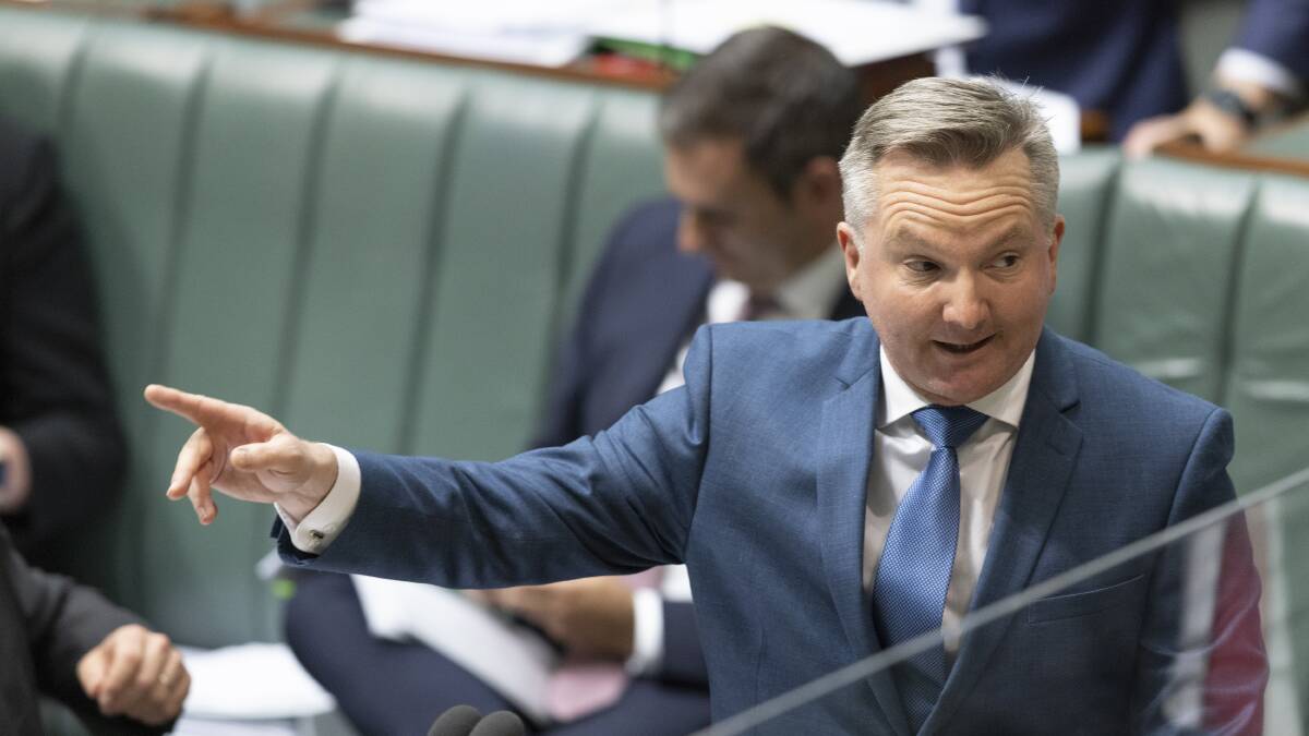 Climate Change and Energy Minister Chris Bowen. Picture by Keegan Carroll 