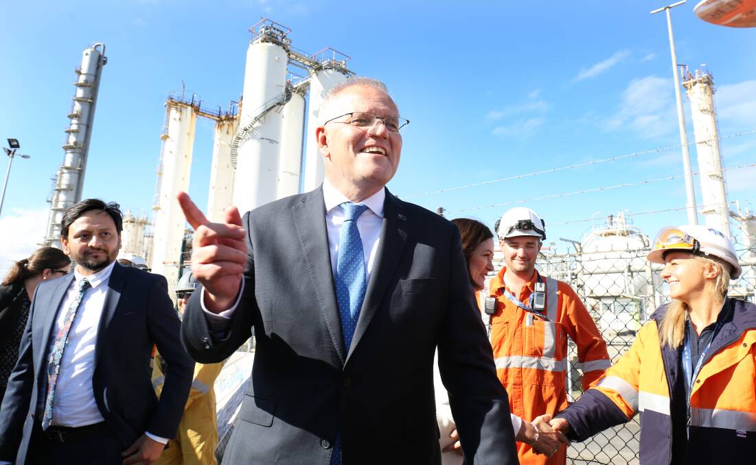 Scott Morrison said the government had shielded Australians through the worst of the global disruptions of the past three years. Picture: James Croucher