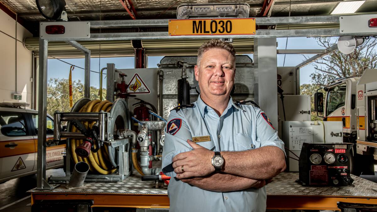 ACT Rural Fire Service chief officer Rohan Scott. Picture: Karleen Minney