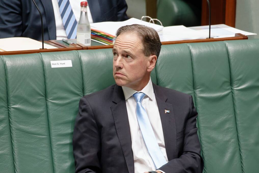 Health Minister Greg Hunt Picture: Sitthixay Ditthavong