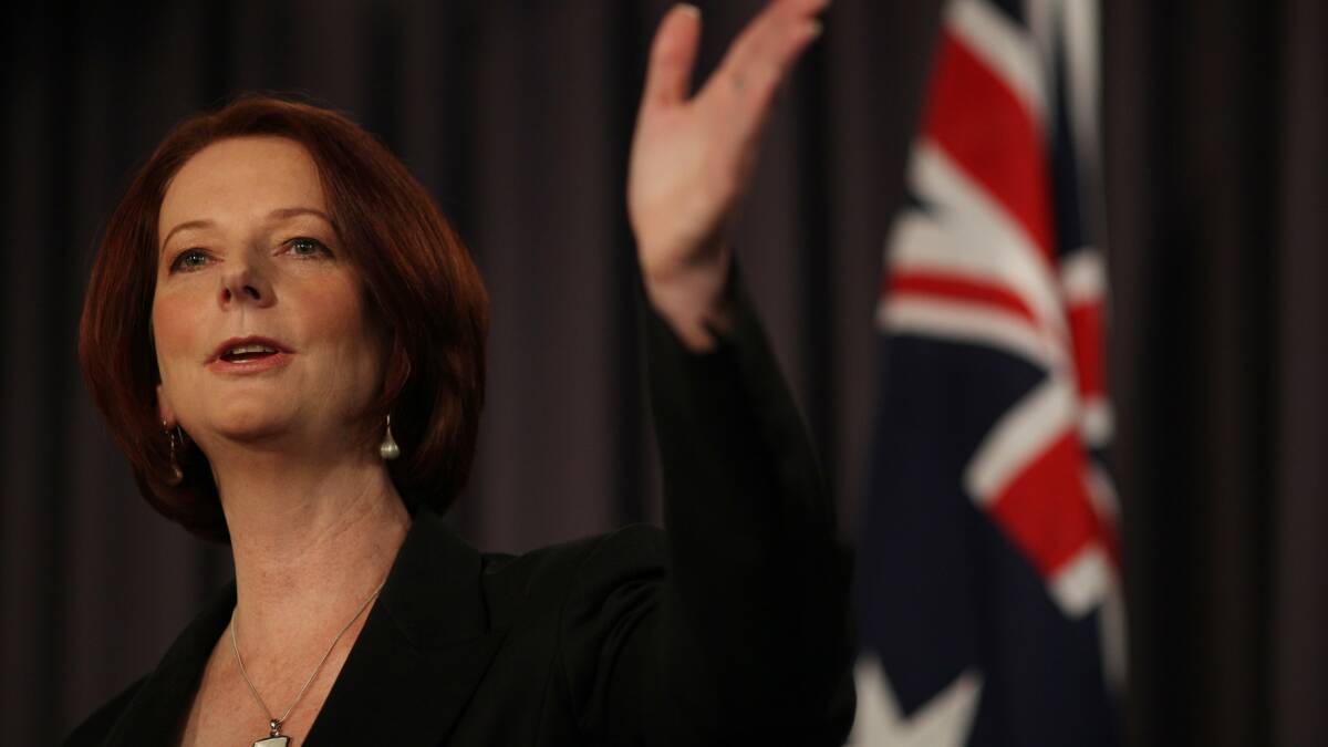 The NDIS was created under former Prime Minister Julia Gillard. Picture by Andrew Sheargold