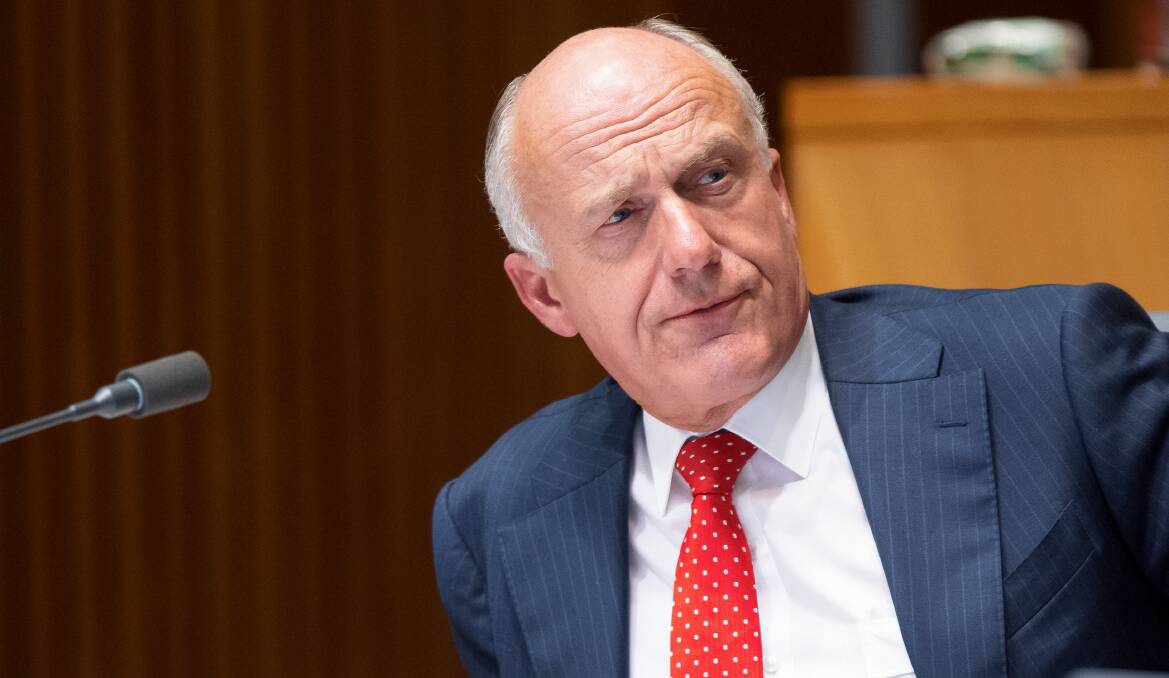 Tasmanian Senator Eric Abetz says the ACT and NT should be banned from legislating on euthanasia because of the "gravity" of the issue. Picture: Sitthixay Ditthavong