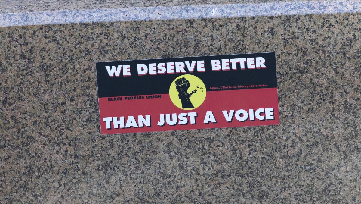 Some Indigenous activists are campaigning against the Voice. Picture by Keegan Caroll