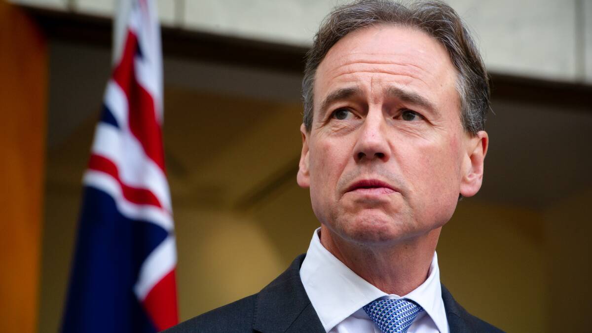 Federal Health Minister Greg Hunt has offered to provide further Commonwealth support to help Canberrans deal with the mental toll of a prolonged lockdown. Picture: Elesa Kurtz 