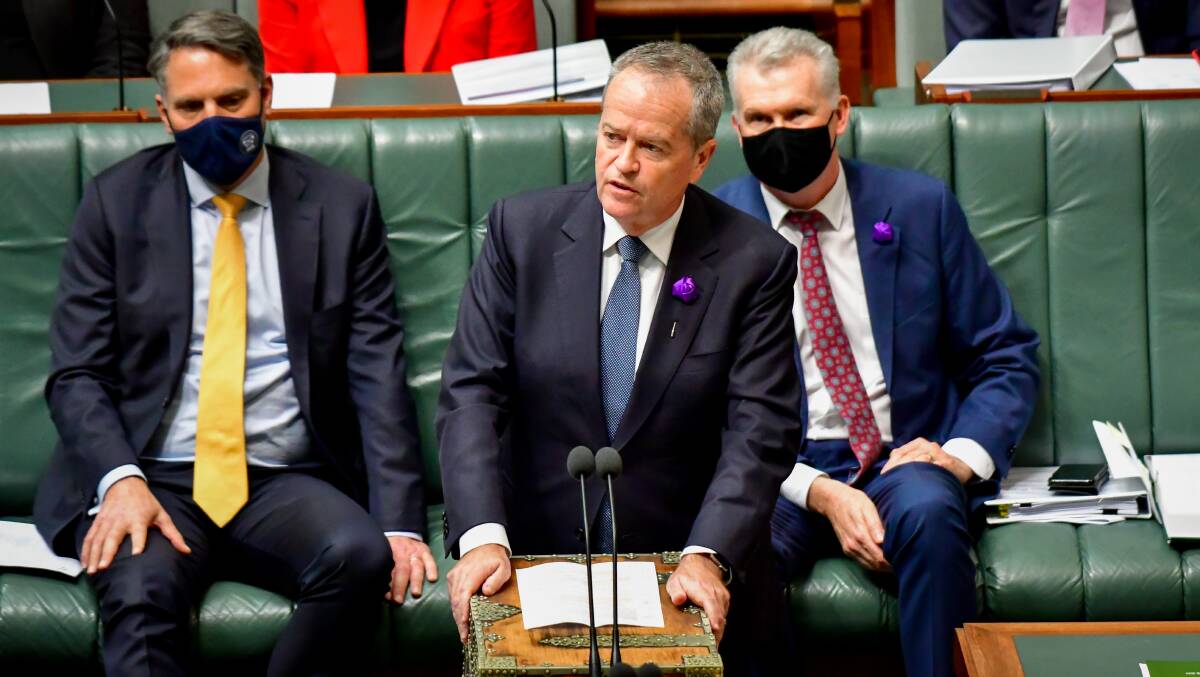 NDIS Minister Bill Shorten said the government was fast-tracking the new dispute resolution system. Picture: Elesa Kurtz. 