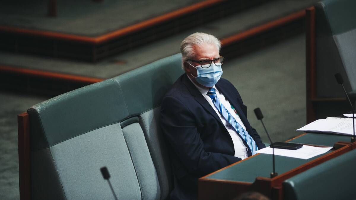 Labor member for Fowler Chris Hayes during question time on Tuesday. Picture: Dion Georgopoulos