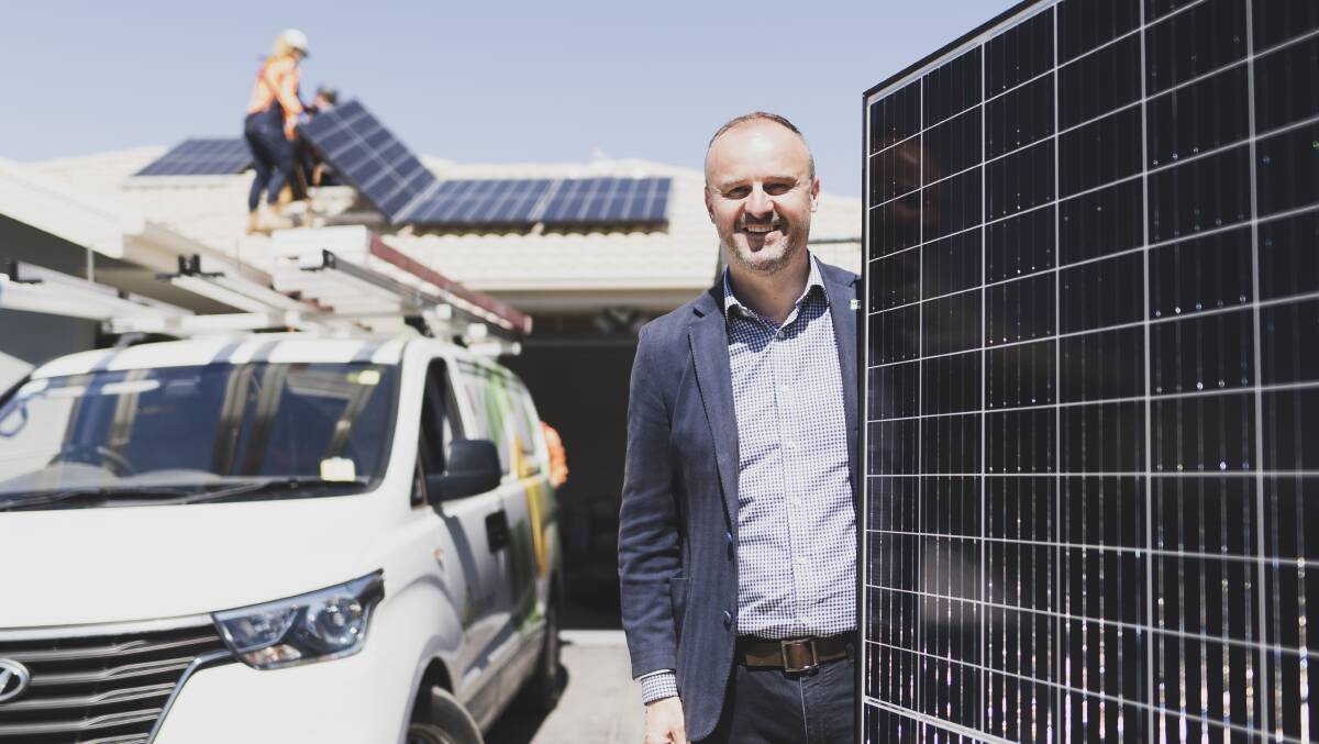 The ACT is partnering with NSW and SA to help speed up the transition to net zero emissions. Picture: Dion Georgopoulos