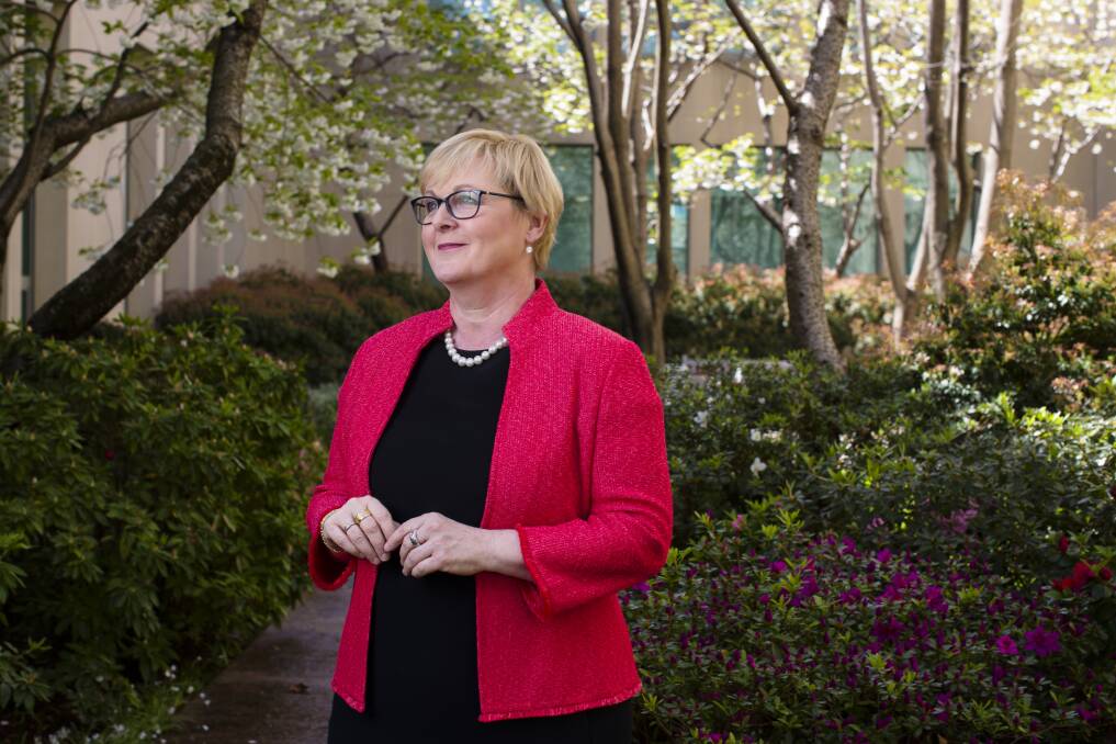 Former NDIS Minister Linda Reynolds will use a speech to the Senate on Wednesday to call for an accident insurance scheme. Picture by Keegan Carroll 