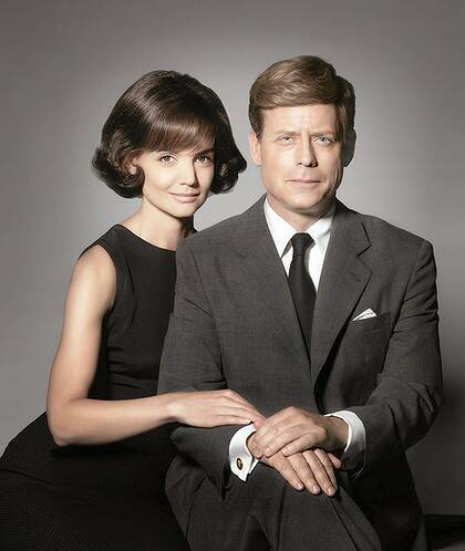Katie Holmes and Greg Kennear in The Kennedys.