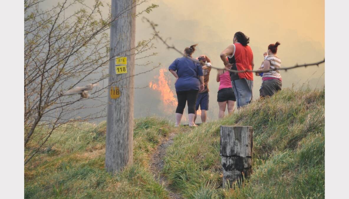 The Lithgow fire. Photo: The Lithgow Mercury.