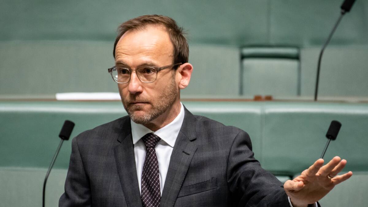 Greens leader Adam Bandt is absent from the training register but a spokesperson insisted he had completed the training last year. Picture: Elesa Kurtz