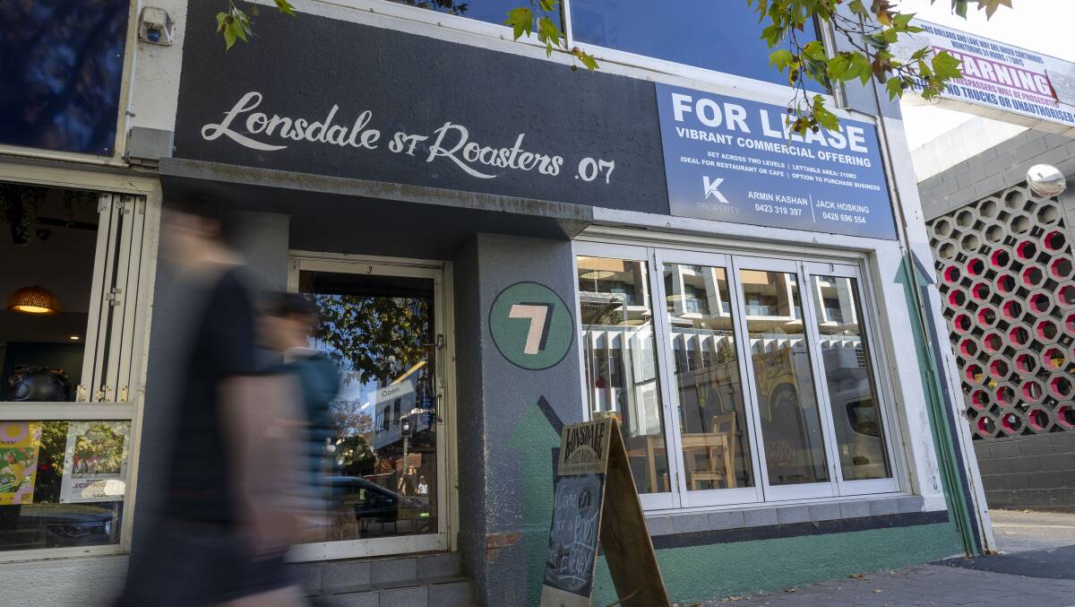Lonsdale Street Roasters Number 7 was the first cafe to open on Braddon's main strip. Picture by Gary Ramage
