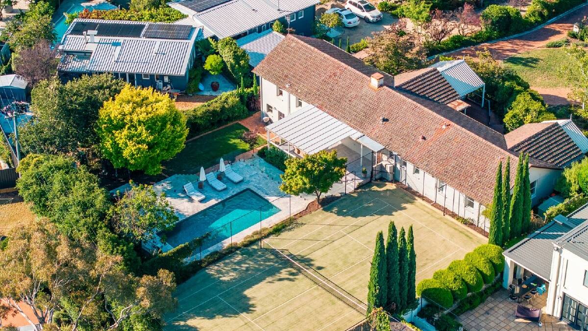 A home on Empire Circuit is listed for sale with price expectations close to $6 million. Picture supplied