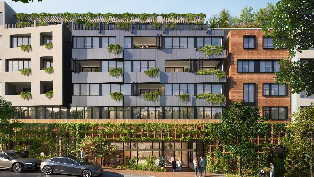 Studios, one-, two- and three-bedroom apartments are proposed. Picture supplied