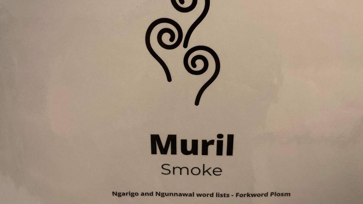 Gabby has been teaching the children Indigenous words such as "Muril" for smoke. Picture: Supplied 