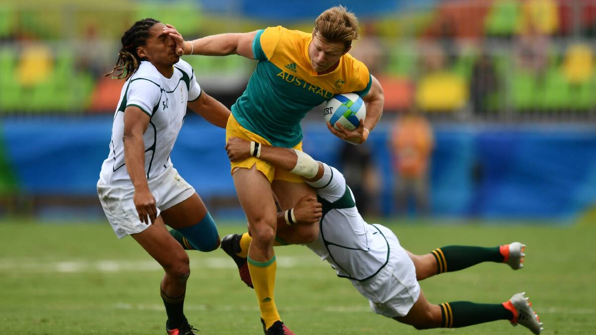 Cam Clark played sevens rugby at the Olympics in 2016. Picture: Getty