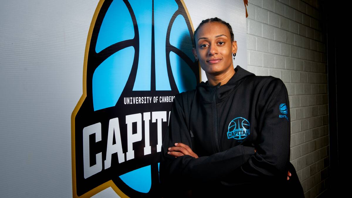 Capitals fan favourite Britt Sykes is turning heads in her first season in the WNBL. Picture: Elesa Kurtz