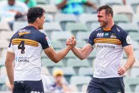 Darcy Swain (left) will captain the Brumbies this week. Picture by Sitthixay Ditthavong