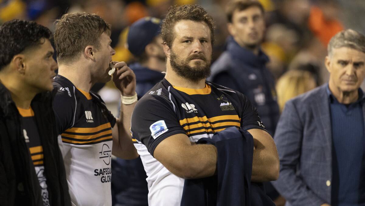 The ACT Brumbies will need to make a massive shift against the unbeaten Hurricanes this week. Picture by Gary Ramage
