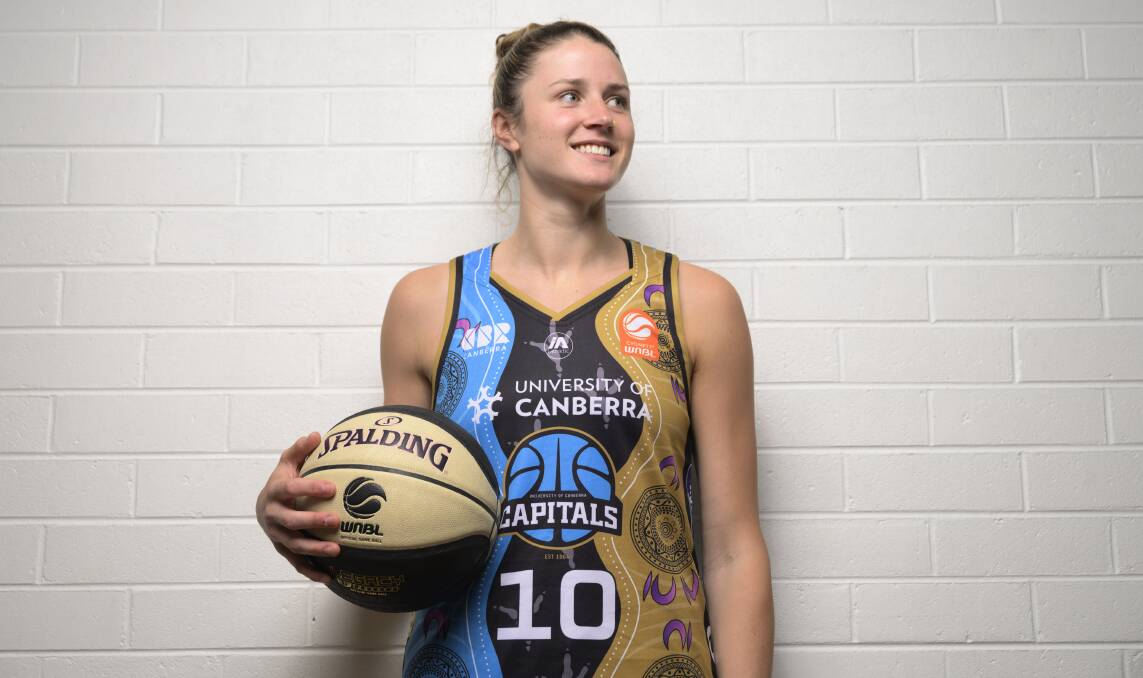 Gemma Potter has made a superb return to form for the Canberra Capitals. Picture by Keegan Carroll