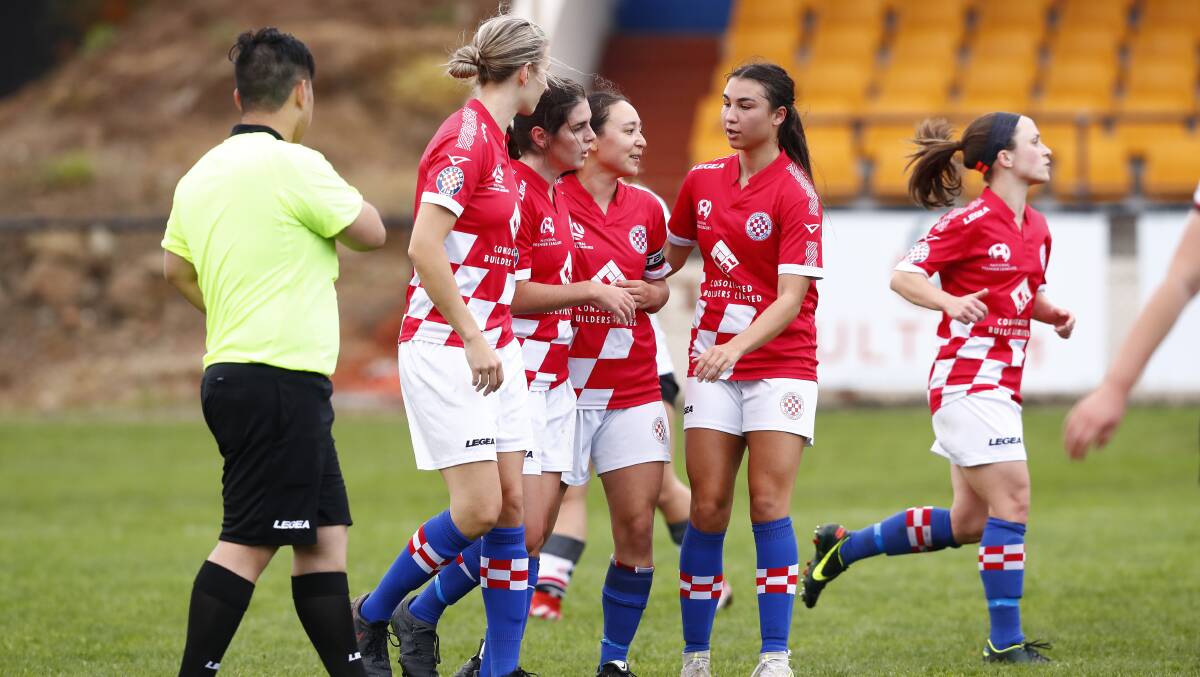Canberra Croatia FC leads both the men's and women's NPL competitions. Picture: Keegan Carroll