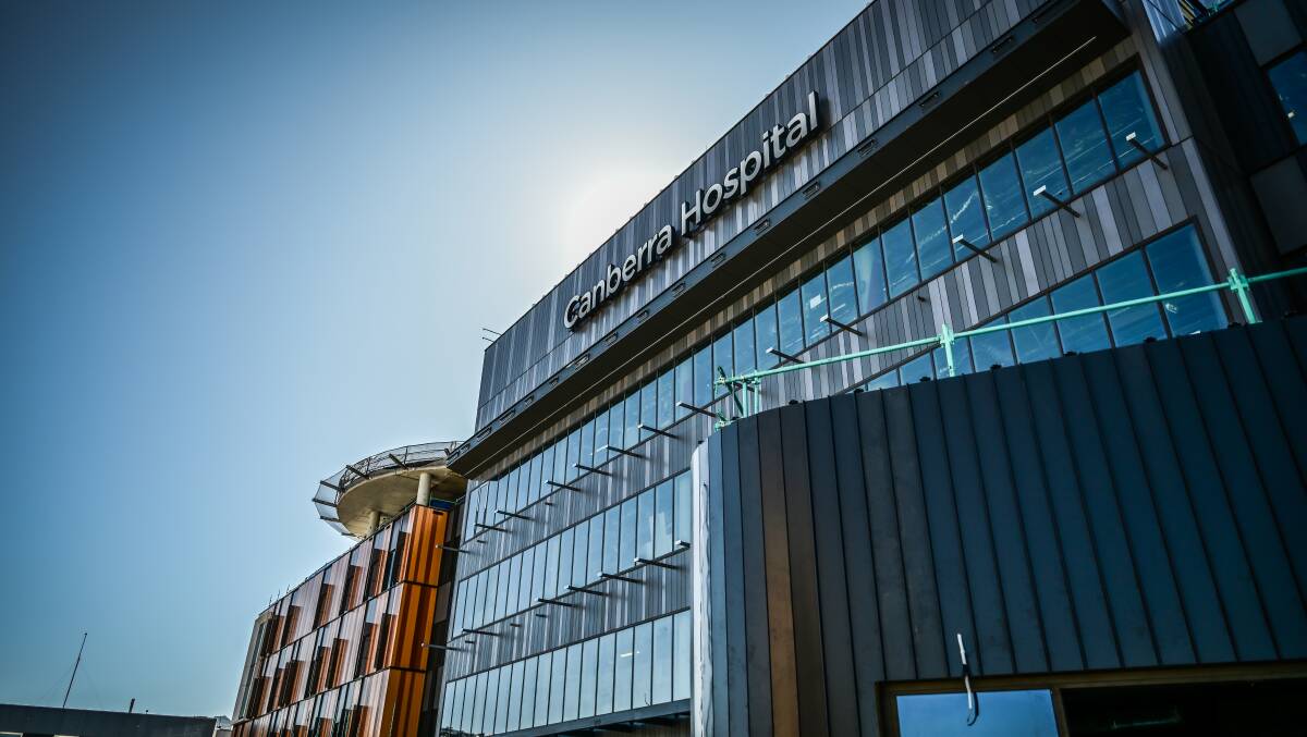There will be 22 operating theatres in the Canberra Hospital's new critical services building. Picture by The Canberra Times 