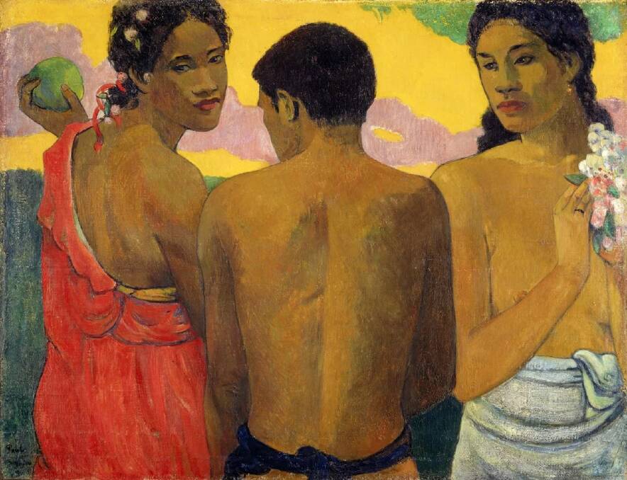 Paul Gauguin, Three Tahitians (Trois Tahitiens), 1899. Picture supplied