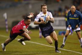 ACT Brumbies speedster Corey Toole quickly became a fan favourite last year. Picture by Keegan Carroll