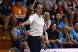 It was a tough afternoon for Kristen Veal and the Canberra Capitals. Picture by Keegan Carroll