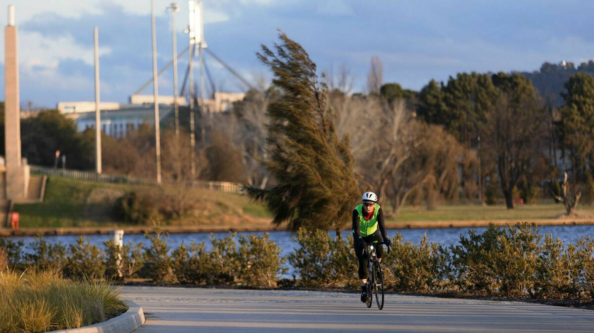Canberra needs more dedicated cycle paths. Picture by Elesa Kurtz
