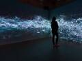 An installation from Yandell Walton invokes the ocean. Picture: Supplied