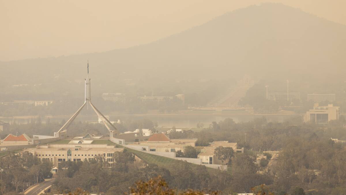 Canberrans choked through the world's worst quality air during the summer of 2019-20. Picture: Sitthixay Ditthavong
