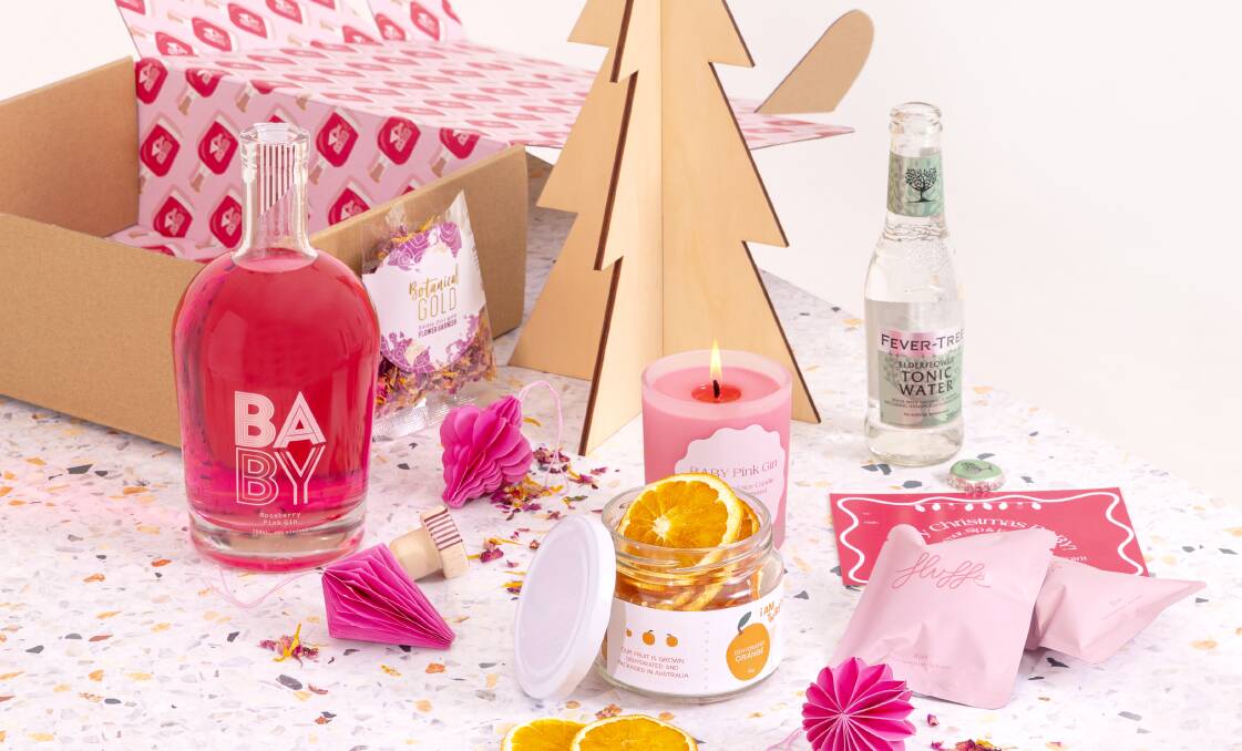 Baby Pink Gin's Santa Baby hamper. Picture: Supplied