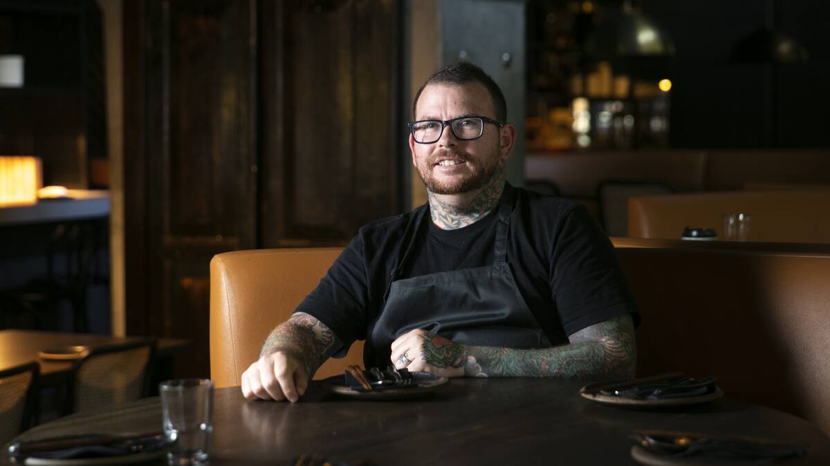 Wilma's head chef Brendan Hill ahead of the restaurant's opening on Friday. Picture: Keegan Carroll