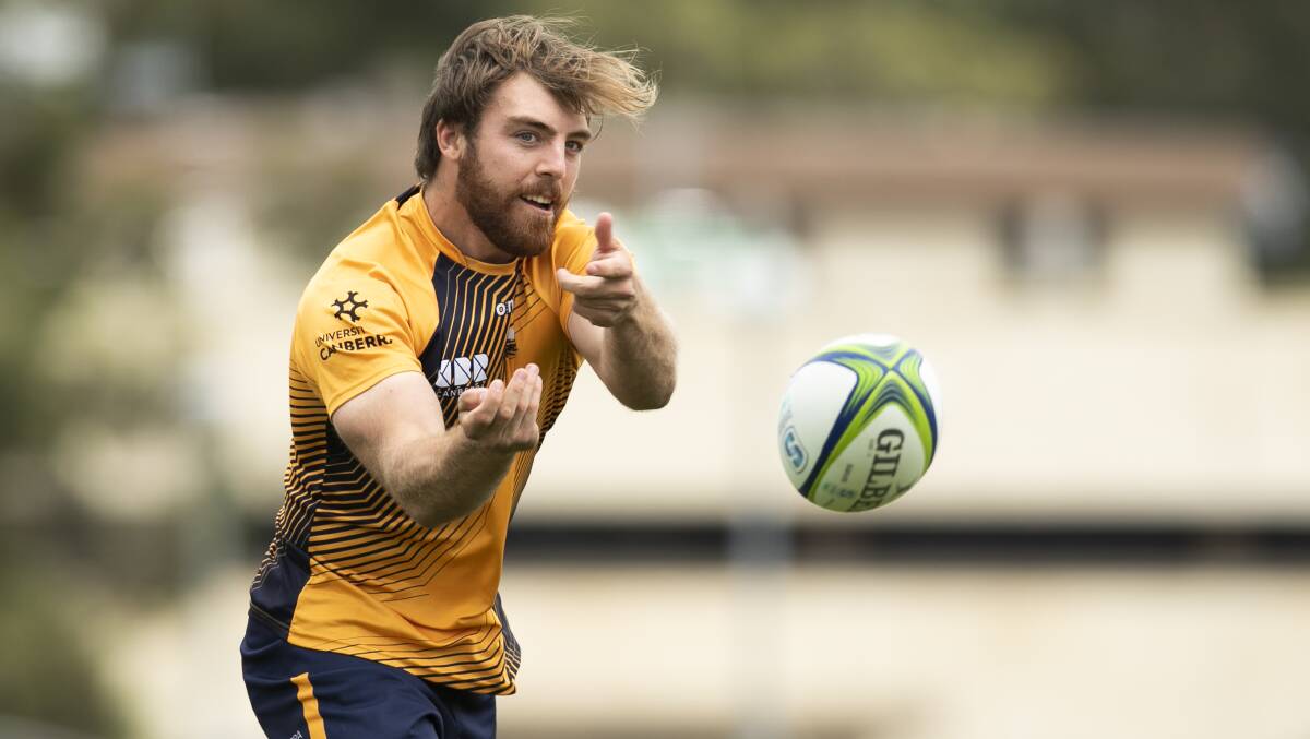 Former Queensland Red Hudson Creighton hopes to make his Brumbies debut this year. Picture: Keegan Carroll