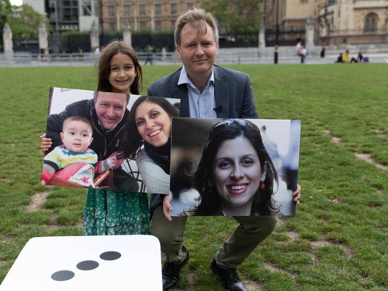 Husband Richard Ratcliffe (right) is calling for the release of Nazanin Zaghari-Ratcliffe.